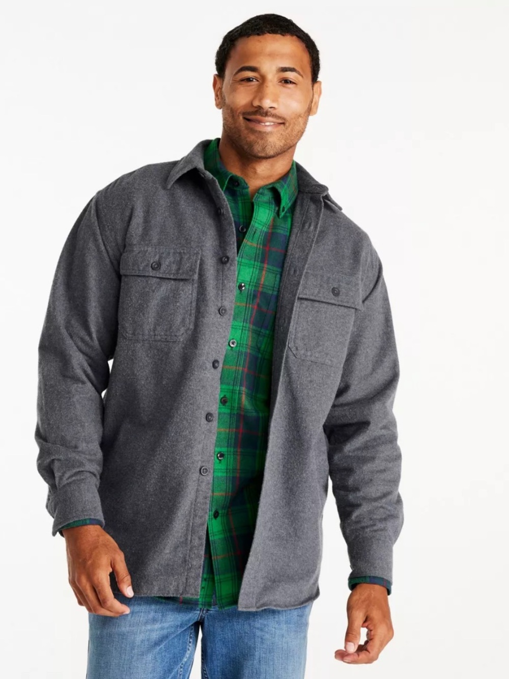 LL Bean Men's Chamois Shirt, Traditional Fit
